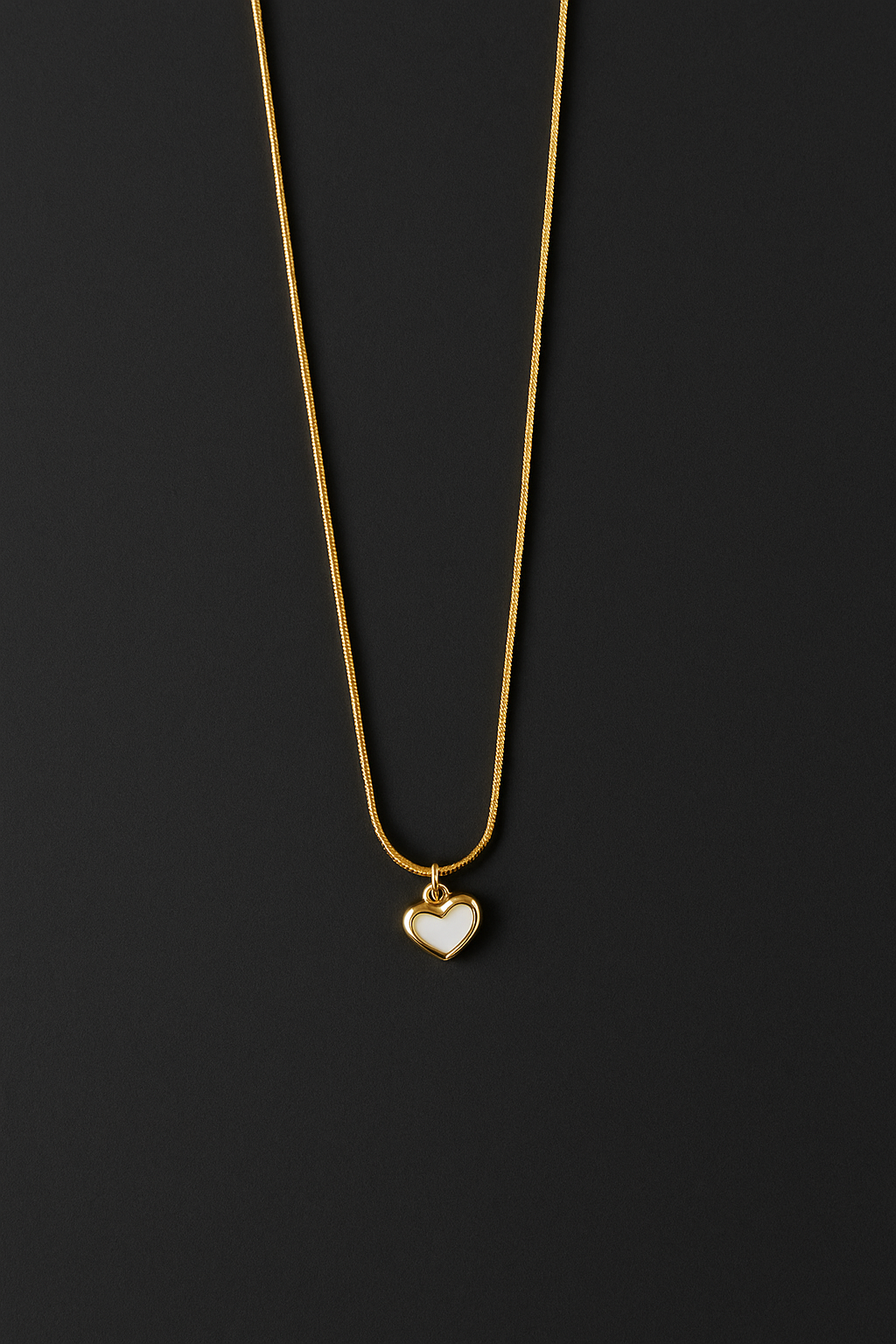 White Heart Pendant