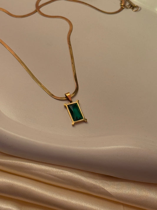 Green Emerald Pendant