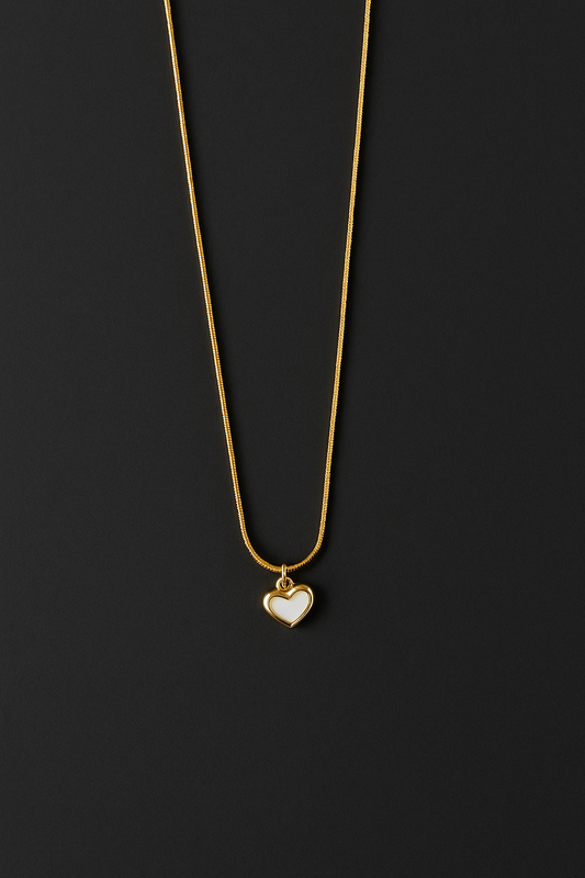 White Heart Pendant