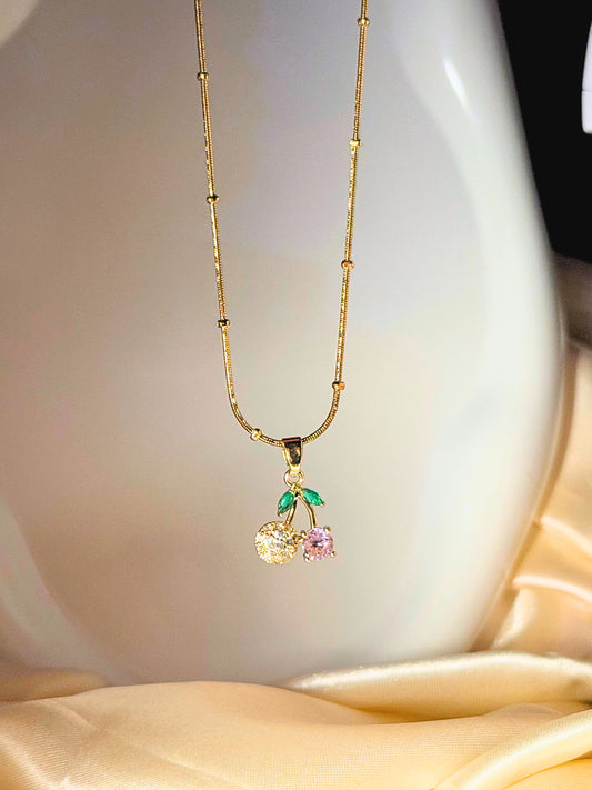 Pink Cherry Pendant